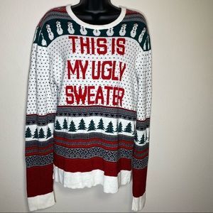 Aeropostale This Is My Ugly Sweater Christmas Med